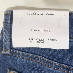 LOFT skinny jeans